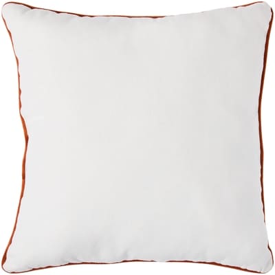 Coussin avec motif de feuilles
