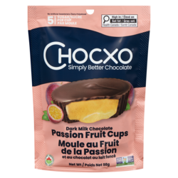 ちょこ ChocXO Dark Milk Chocolate Passion Fruit Cups - 98 g | No Frills