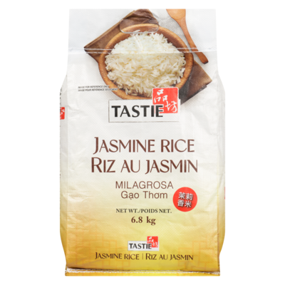 Tastie Riz au jasmin milagrosa 6.8 kg, 0,26 $/100g