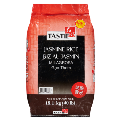 Tastie Jasmine Rice Milagrosa 18.144 kg, $0.17/100g