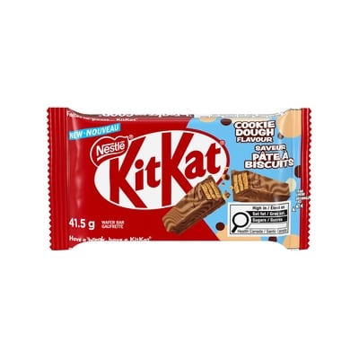 Nestlé Kitkat Gaufrettes Saveur pâte à biscuits 41.5 g, 3,01 $/100g