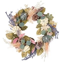 Life at Home Pumpkin Foliage Wreath 1 ea, $39.00/1ea