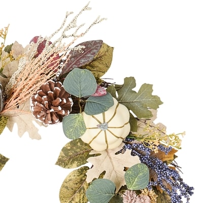 Pumpkin Foliage Wreath