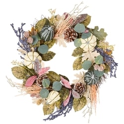 Life at Home Couronne de feuillage avec citrouilles 1 ea, 39,00 $/1ch