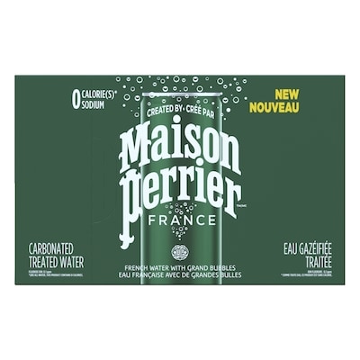 Maison Perrier Unflavoured Cans 8x330.0 ml, $0.34/100ml