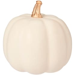 null Mini décoration en mousse en forme de citrouille – blanc 1 ea, 2,50 $/1ch