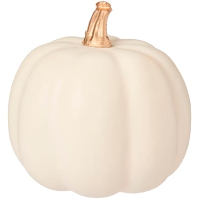 null Mini décoration en mousse en forme de citrouille – blanc 1 ea, 2,50 $/1ch