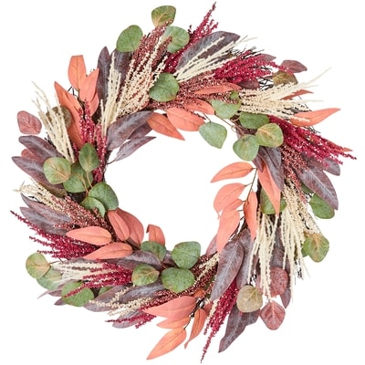 Life at Home Fall Leaves and Berries Wreath 1 ea, $39.00/1ea