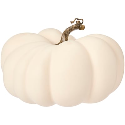 null Décoration en mousse en forme de citrouille – blanc 1 ea, 12,00 $/1ch