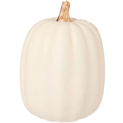 null Mini décoration en mousse en forme de citrouille – blanc 1 ea, 3,50 $/1ch