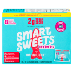 Smart Sweets Candy Mini Sweet Fish 176 g, $6.82/100g