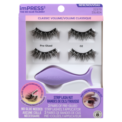 Kiss Bandes de cils/trousse volume classique 1 ea, 15,99 $/1ch