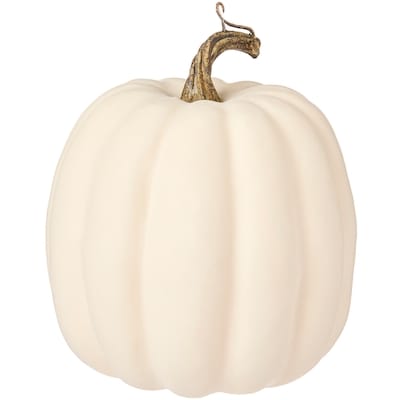 null Décoration en mousse en forme de citrouille – blanc 1 ea, 6,00 $/1ch