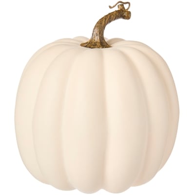 null Décoration en mousse en forme de citrouille – blanc 1 ea, 12,00 $/1ch