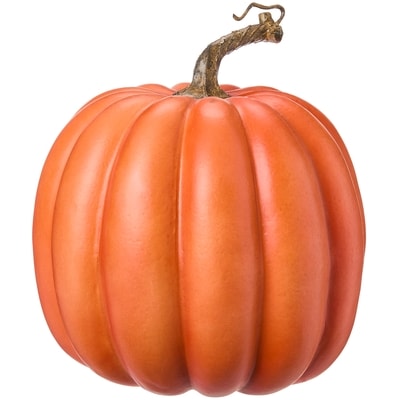 null Foam Pumpkin Decoration 8" x 7" - Orange 1 ea, $12.00/1ea