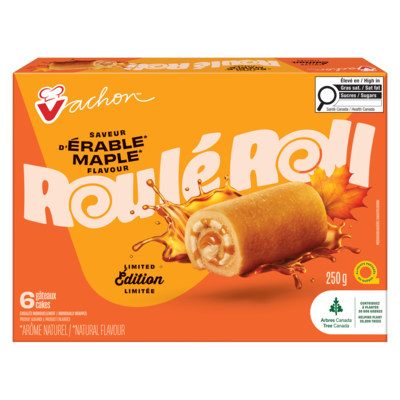 Vachon Gâteaux roulés saveur d'érable, lot de 6 250 g, 2,20 $/100g