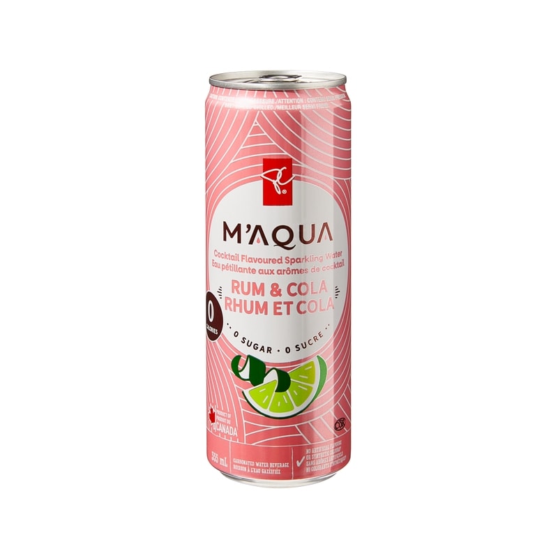 M'AQUA™ Rum & Cola Flavoured Sparkling Water