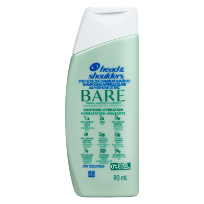 Head & Shoulders Bare Anti-Dandruff Shampoo, Soothing & Hydration 90 ml, $6.66/100ml