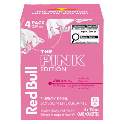 Red Bull Boisson énergisante baies sauvages 4x250.0 ml, 1,05 $/100ml