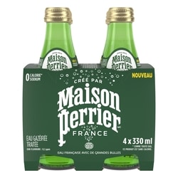 Maison Perrier non aromatisée 4x330.0 ml, 0,55 $/100ml