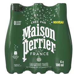 Maison Perrier non aromatisée 6x500.0 ml, 0,23 $/100ml
