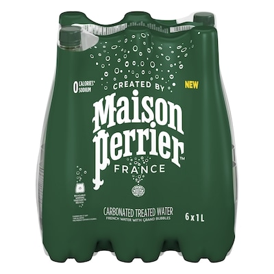 Maison Perrier Unflavoured Bottles 6x1.0 l, $0.37/100ml