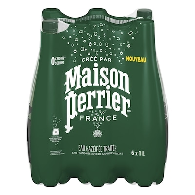 Maison Perrier non aromatisée 6x1.0 l, 0,22 $/100ml