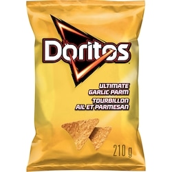 Doritos Ultimate Garlic Parm Tortilla Chips 210 g, $1.90/100g