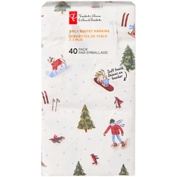 President's Choice 3 Ply Buffet Napkins 40 Pack - Skiers 40 ea, $0.13/1ea