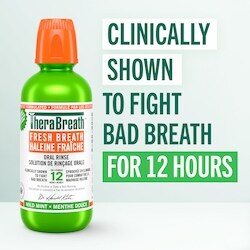 TheraBreath Oral Rinse Fresh Breath Mild Mint - 473 ml | Zehrs