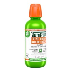 TheraBreath Oral Rinse Fresh Breath Mild Mint - 473 ml | Zehrs