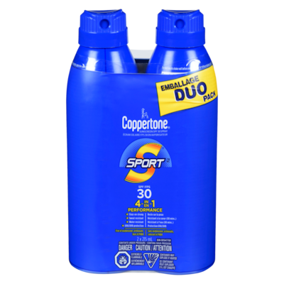 Coppertone Écran solaire fps 30 en vaporisateur emballage duo 2x215.0 ml, 8,83 $/100ml