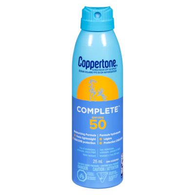 Coppertone Écran solaire fps 50 en vaporisateur 215 ml, 8,83 $/100ml