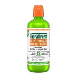 TheraBreath Oral Rinse Fresh Breath Mild Mint 1000 ml, $2.40/100ml