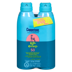 Coppertone Écran solaire fps 50 en vaporisateur emballage duo 2x215.0 ml, 8,83 $/100ml