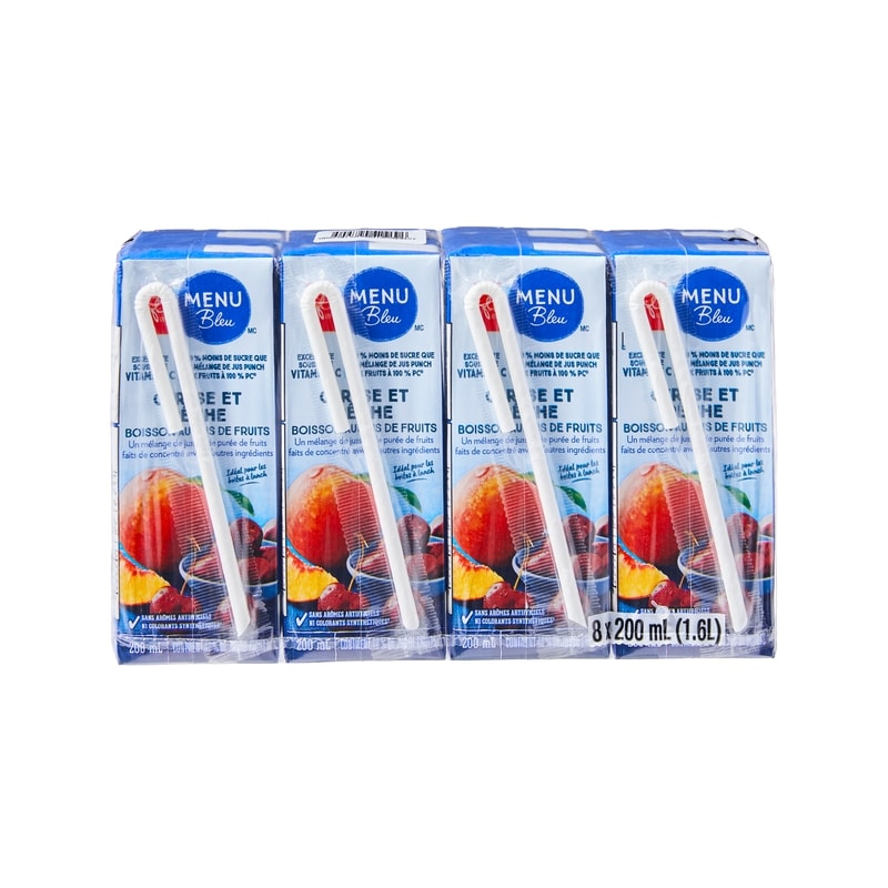 Cherry Peach Fruit Juice Beverage