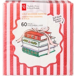 President's Choice 3 Ply Beverage Napkins 60 Pack - Books 60 ea, $0.08/1ea