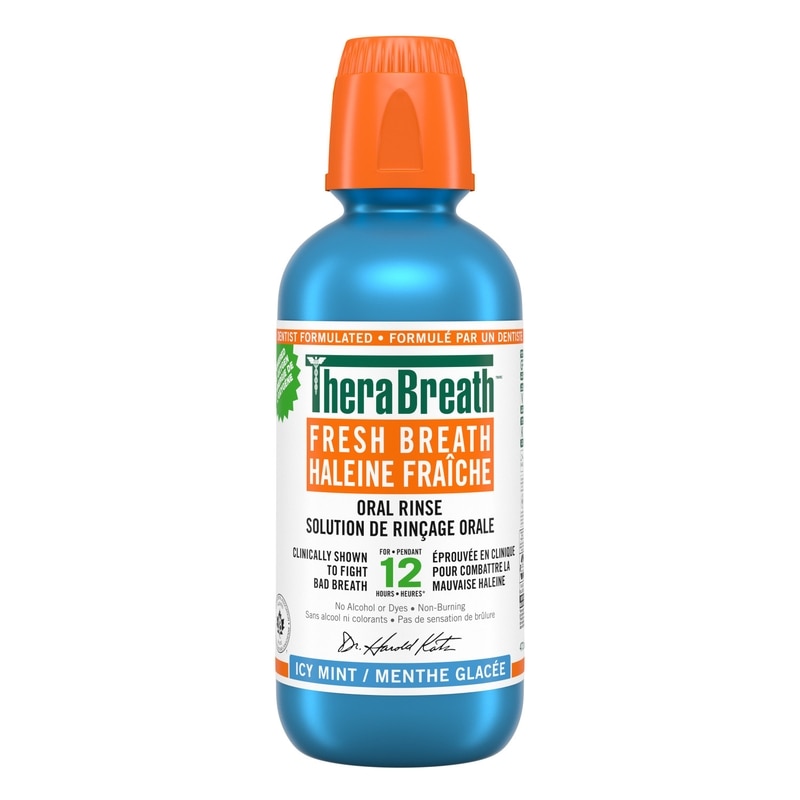 TheraBreath Fresh Breath Oral Rinse Icy Mint - 473 ml | Zehrs