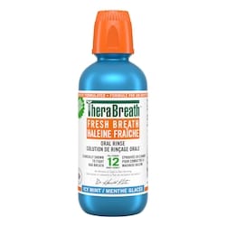 TheraBreath Haleine Fraiche Solution de Rincage Orale Menthe Glacee 473 ml, 2,54 $/100ml