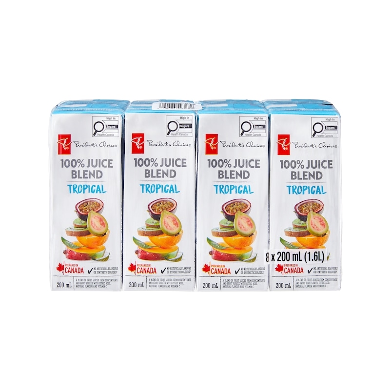 100% Tropical Juice Blend Boxes