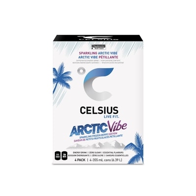 Celsius Energy Drink, Arctic Vibe 4x355.0 ml, $0.84/100ml