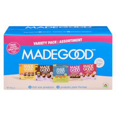 Made Good Variety Pack 742 g, $3.37/100g