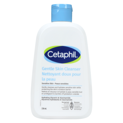 Cetaphil Nettoyant doux pour la peau peaux sensibles 236 ml, 5,50 $/100ml