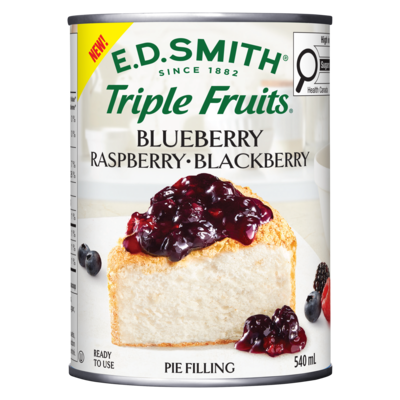 ED Smith Pie Filling Blueberry Raspberry Blackberry 540 ml, $1.11/100ml