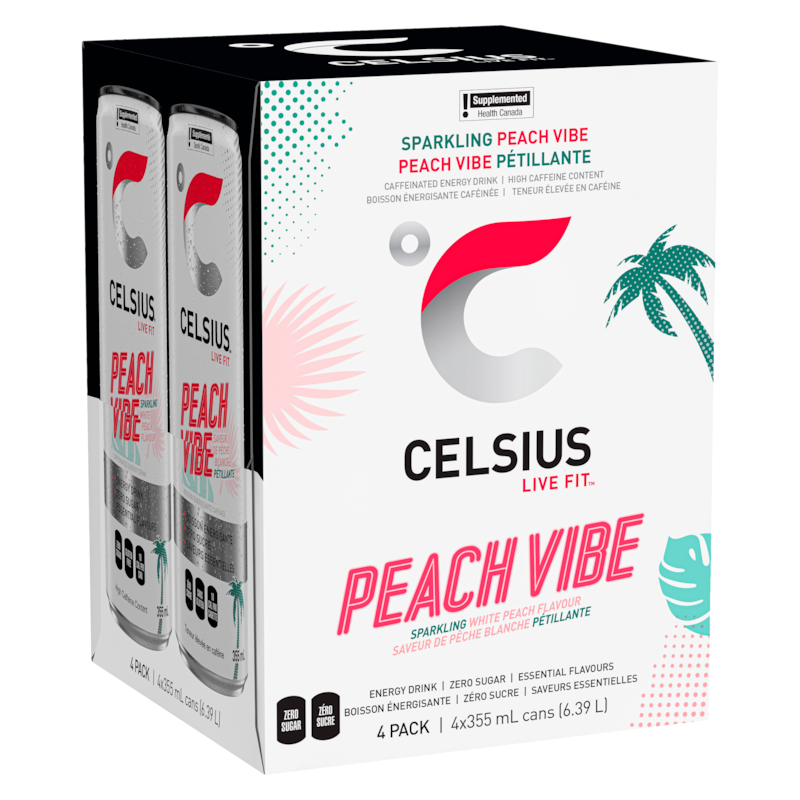 Energy Drink Sparkling Peach Vibe