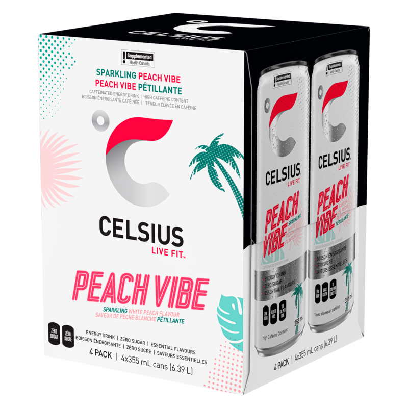 Energy Drink Sparkling Peach Vibe