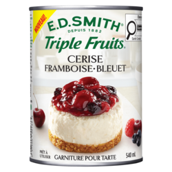E.D. Smith Garniture pour tarte cerise framboise bleuet - 540 ml | Maxi
