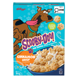 Kelloggs Scooby-Doo! Cereal Cinnamon Crisp Flavour 301 g, $1.50/100g