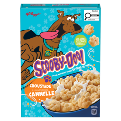 Kellogg’s Céréales croustade à saveur de cannelle Scooby-Doo! 301 g, 1,92 $/100g