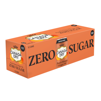 Peach Mango Zero Sugar Ginger Ale